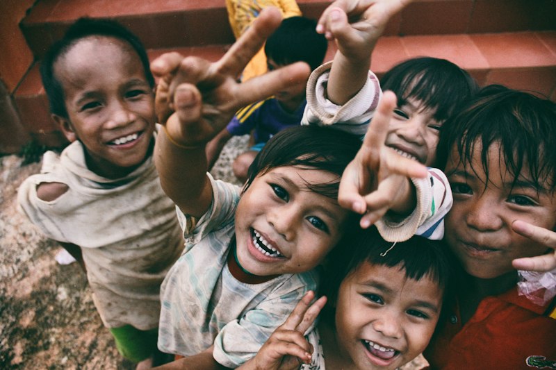 Volunteers hands together